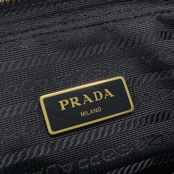 PRADA - Black Leather Shoulder Bag 745-081425 - Picture 14 of 14